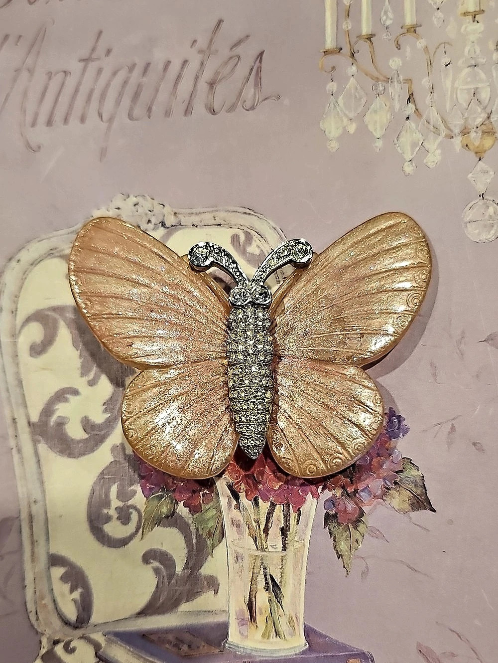 Butterfly Brooch in Gold